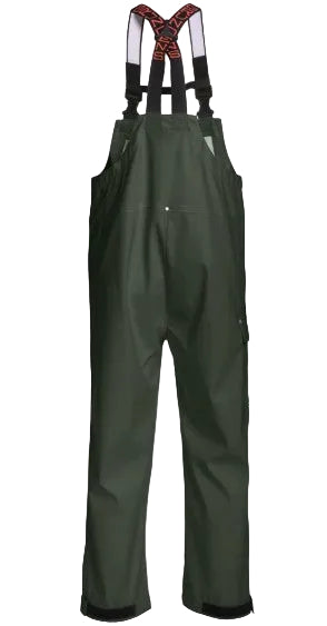 Grundens Men’s Neptune Bib Pants, Green - Ndoros