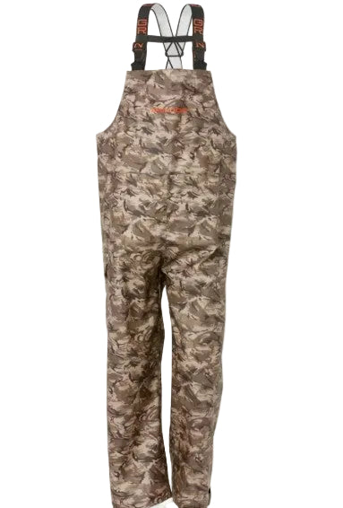 Grundens Men’s Neptune Bib Pants, Refraction Camo Stone - Ndoros