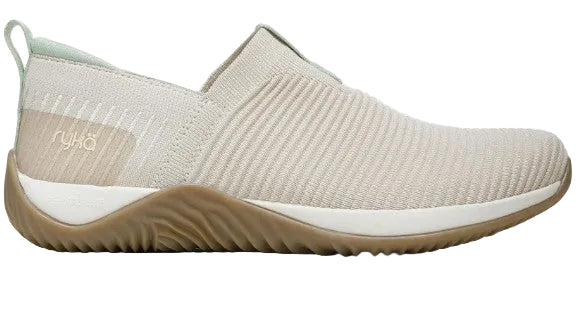 Ryka Women's Echo Knit Sneakers, Oatmeal Taupe - Ndoros