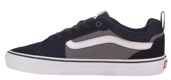 Vans Men's Filmore Low-Top Skate Sneakers – Black/Pewter