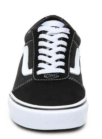 Vans Youth Ward Low-Top Skate Sneakers – Unisex Kids Casual Shoes, Black/White