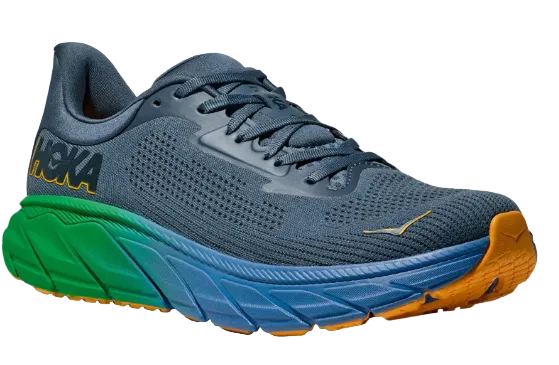 Hoka Arahi 7 Men Cushioned Runing Shoes, Thunder Cloud/Stormy Skies - Ndoros