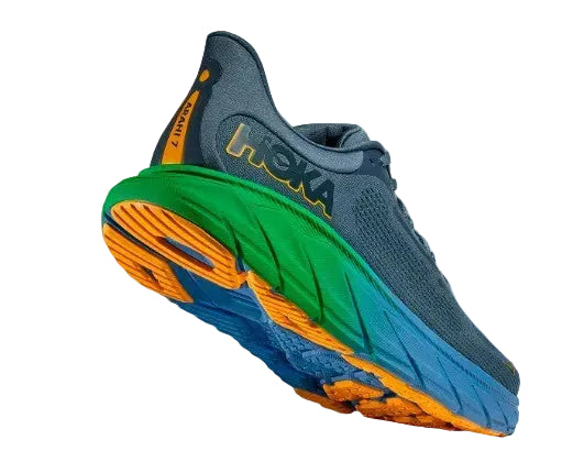 Hoka Arahi 7 Men Cushioned Runing Shoes, Thunder Cloud/Stormy Skies - Ndoros
