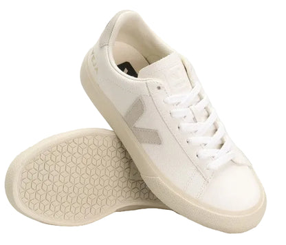 Veja Women's Campo Sneakers, Extra White - Natural Suede - Ndoros