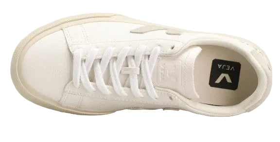 Veja Women's Campo Sneakers, Extra White - Natural Suede - Ndoros