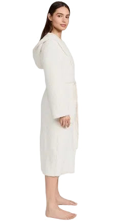 Barefoot Dreams CozyChic Ribbed Hooded Robe - Ndoros
