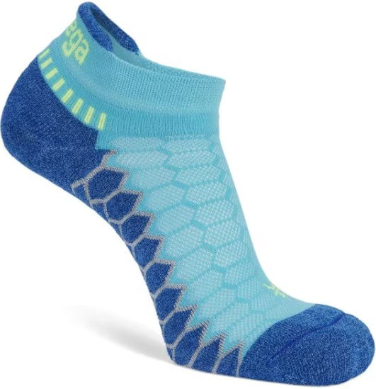 Balega Silver No Show Compression Fit Performance  Athletic Running Socks Unisex, Cobalt - Ndoros