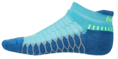 Balega Silver No Show Compression Fit Performance  Athletic Running Socks Unisex, Cobalt - Ndoros