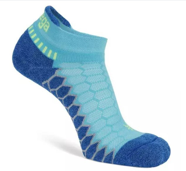 Balega Silver No Show Compression Fit Performance  Athletic Running Socks Unisex, Cobalt - Ndoros