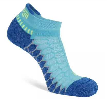 Balega Silver No Show Compression Fit Performance  Athletic Running Socks Unisex, Cobalt - Ndoros