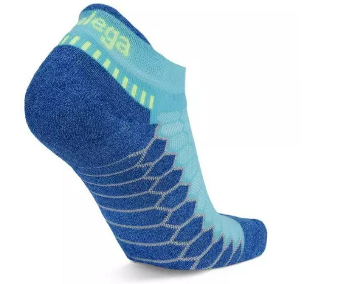 Balega Silver No Show Compression Fit Performance  Athletic Running Socks Unisex, Cobalt - Ndoros