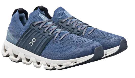 On Cloud Men's Cloudswift 3 Running Shoes, Denim / Midnight