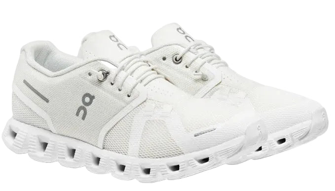 On Cloud Women's Cloud 5 Running Shoes, Undyed-white / White