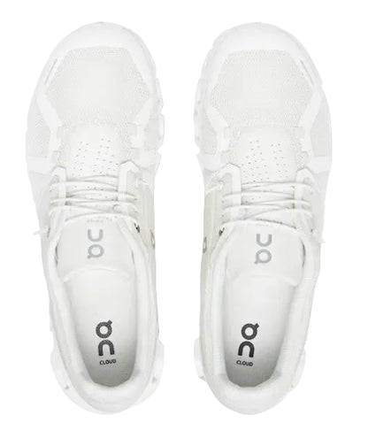 On Cloud Women's Cloud 5 Running Shoes, Undyed-white / White