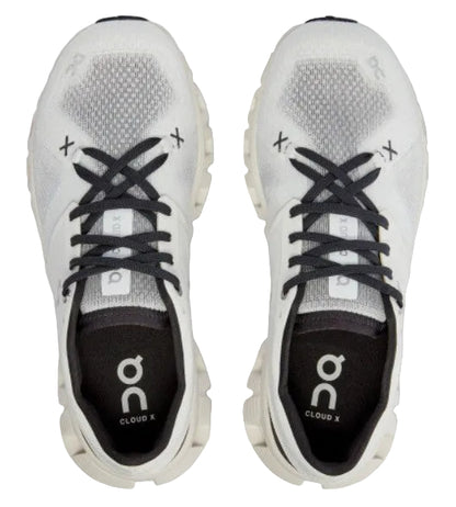 On Cloud Women's Cloud X 3 Running Shoes, White / Black