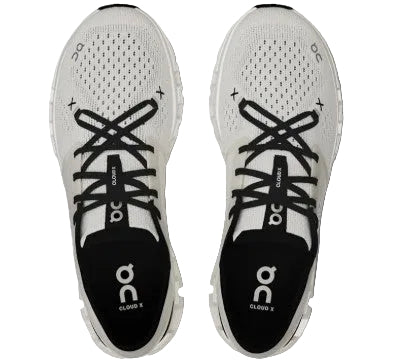 On Cloud Men's Cloud X 3 Running Shoes, Ivory / Black