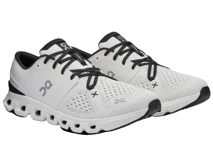 On Cloud Men's Cloud X 3 Running Shoes, Ivory / Black
