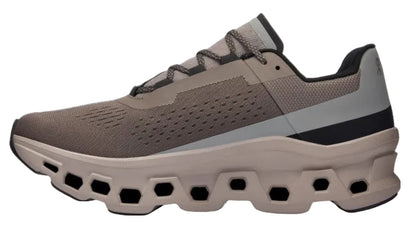 On Cloud Men's Cloudmonster  Running Shoes, Cinder / Fog - Ndoros