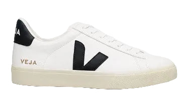Veja Campo Leather Women Sneakers Shoes | White/Black - Ndoros