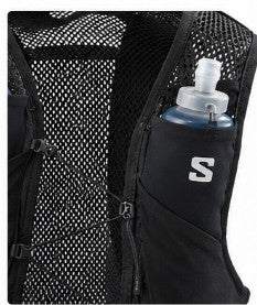 Salomon Unisex Active Skin 12, Hydration & Storage Vest, Black / Metal - Ndoros