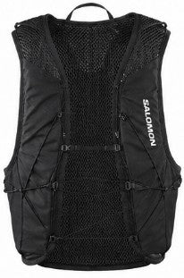 Salomon Unisex Active Skin 12, Hydration & Storage Vest, Black / Metal - Ndoros