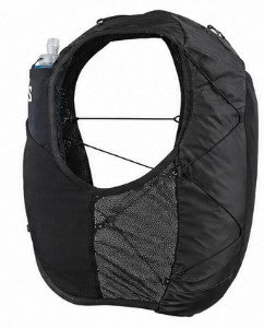 Salomon Unisex Active Skin 12, Hydration & Storage Vest, Black / Metal - Ndoros