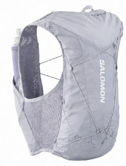 Salomon Unisex Advance Skin 12 | 12 Liter Hydration Trail Running Vest, Alloy/Gray Violet, Small - Ndoros