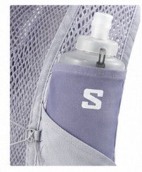 Salomon Unisex Advance Skin 12 | 12 Liter Hydration Trail Running Vest, Alloy/Gray Violet, Small - Ndoros