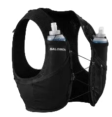 Salomon Unisex Active  Skin 5 | 5 Liter Hydration Trail Running Vest Black