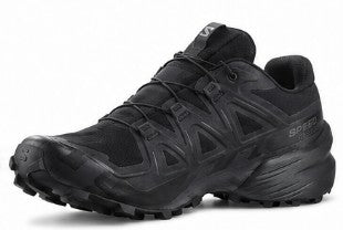 Salomon Speedcross 6 Wide Fit, Black/Black/Phantom Men's Trail Running Shoes