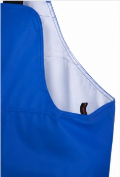 Grundens Men’s Shoreman Bib Pants, Ocean Blue - Ndoros