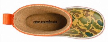 Grundens Kid's Guppy Rain Boots Waterproof, Fish Camo - Ndoros