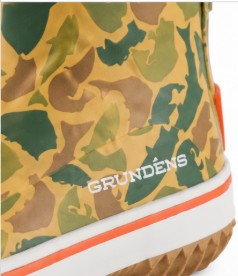 Grundens Kid's Guppy Rain Boots Waterproof, Fish Camo - Ndoros