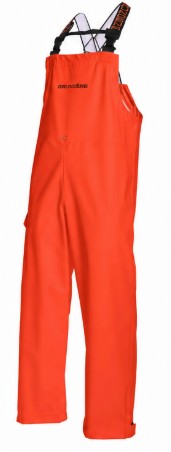 Grundens Men’s Neptune Bib Pants, Orange