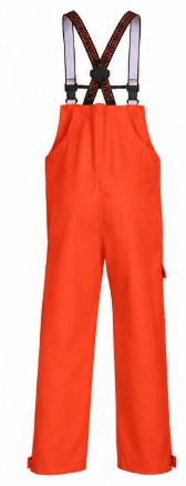 Grundens Men’s Neptune Bib Pants, Orange