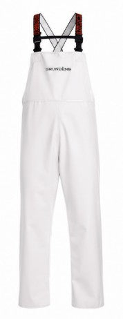 Grundens Men’s Shoreman Bib Pants, White