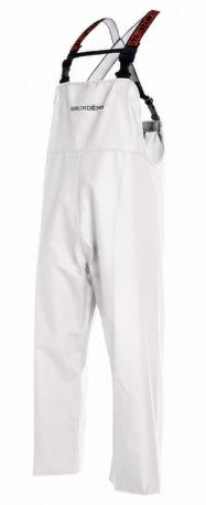 Grundens Men’s Shoreman Bib Pants, White