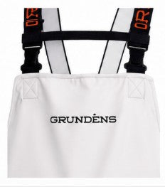 Grundens Men’s Shoreman Bib Pants, White