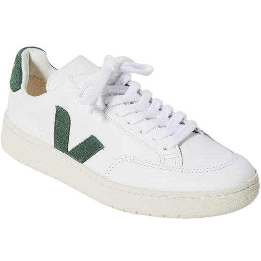 Veja Women's V-12 Sneaker, Extra/White/Cyprus