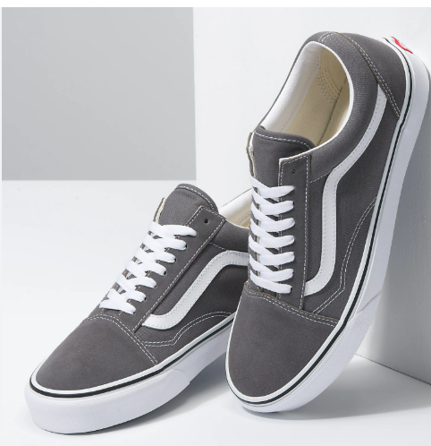 Agnes -Vans U Old Skool Sneakers Pewter/True White Men - Ndoros
