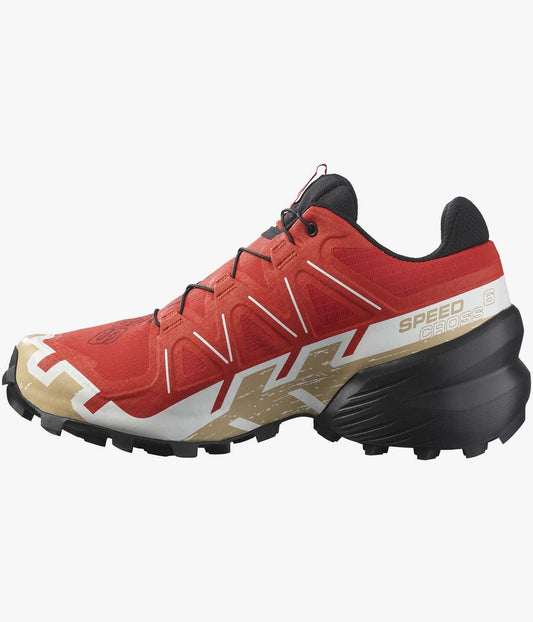 Salomon Speedcross 6 Gore-TEX Men's Trail Running Shoes,Black/Red