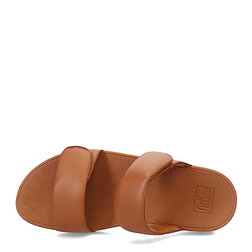 Fitflop Lulu Adjustable Leather Women's Slides