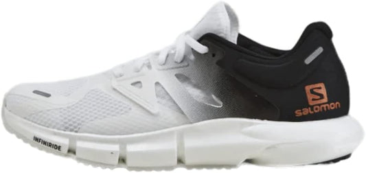 Salomon PREDICT2 Running Shoes for Men, White/Black/White, 12.5