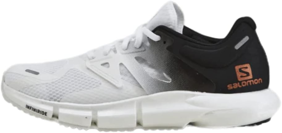 Salomon PREDICT2 Running Shoes for Men, White/Black/White, 10.5