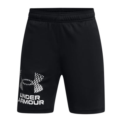 Under Armour Tech Logo Shorts Youth Black / Mod Gray