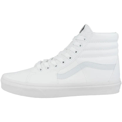 Vans Sk8-Hi High-Top Unisex Sneakers – True White Canvas Skate Shoes
