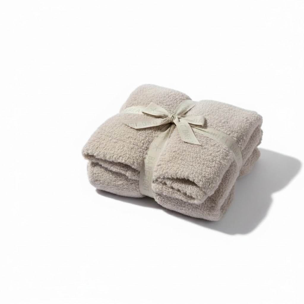 Barefoot Dreams CozyChic Throw, Stone