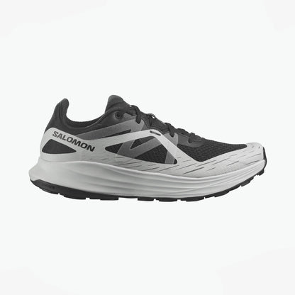 Salomon Men's ULTRA FLOW Men's Trail Running Shoes, Black/Glacier Gray/Quiet Shade - Ndoros