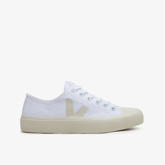 Veja Women's  Wata II Low Organic Cotton Sneaker Shoe | White