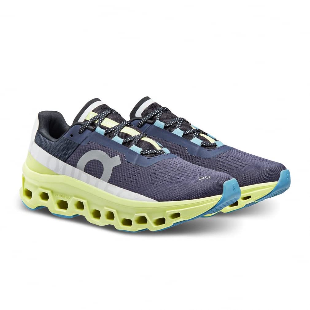 On Cloud Men's Cloudmonster  Running Shoes, Iron / Hay
